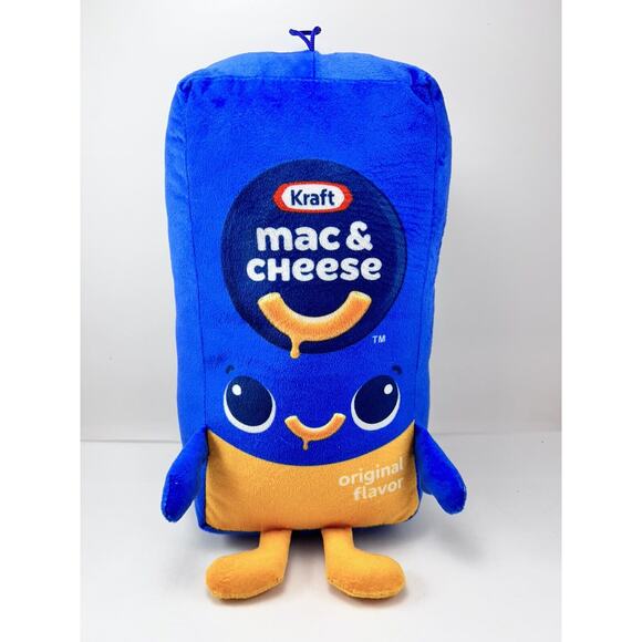 Kraft‎ Mac & Cheese Box 13.5" Anthropomorphic Stuffed Toy Fiesta Plush Doll 2023 - Picture 1 of 8